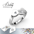 Destiny Jewellery Crystal From Swarovski Double Love Brilliant Ring